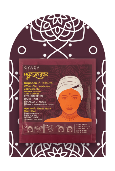Impacco Ayurvedico Riflessante per Capelli Castani 2