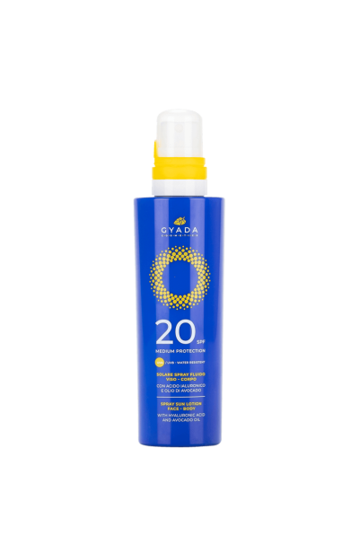 Solare Spray Viso Corpo SPF 20 Protezione Media